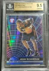 Jason Richardson [Refractor] Basketball Cards 2001 Topps Pristine Prices