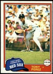 Tony Perez [Gray Back] #231 Baseball Cards 1981 O Pee Chee Prices