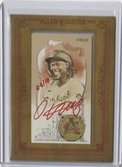 Oneil Cruz [Red Ink] #MA-OC Baseball Cards 2023 Topps Allen & Ginter Mini Framed Autographs Prices