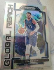Luka Doncic [Silver Prizm] Basketball Cards 2021 Panini Prizm Global Reach Prices