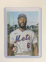 Starling Marte [Image Swap Variation] #18 Baseball Cards 2022 Bowman Heritage Prices