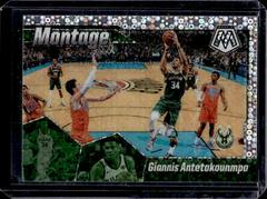 Giannis Antetokounmpo [Fast Break Silver] #15 Basketball Cards 2019 Panini Mosaic Montage Prices
