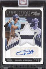 Carson Williams #LSS-CW Baseball Cards 2022 Panini Three and Two Lone Star Signatures Prices