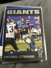 Michael Strahan [Black] #141 Football Cards 2004 Topps Prices