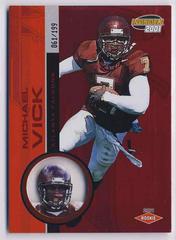 Michael Vick [Red] #254 Football Cards 2001 Pacific Invincible Prices