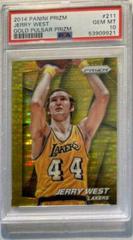 Jerry West [Gold Prizm] Basketball Cards 2014 Panini Prizm Prices