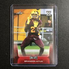 Brandon Aiyuk [Red] Football Cards 2020 Leaf Draft Prices