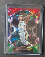 Zion Williamson [Blue White Green Shimmer] Basketball Cards 2020 Panini Select Prices