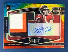 Kyle Trask [Tie Dye] #PS-KTR Football Cards 2021 Panini Select Prime Selections Signatures Prices