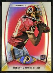 Robert Griffin III [Red Refractor] #120 Football Cards 2012 Topps Platinum Prices