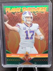 Josh Allen [Green] #FT-9 Football Cards 2022 Panini Phoenix Flame Throwers Prices