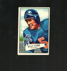 Billy Stone #88 Football Cards 1952 Bowman Small Prices