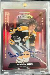Bobby Orr [Autograph Red] #100 Hockey Cards 2021 Upper Deck Stature Prices