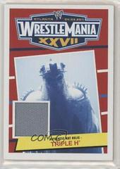 Triple H Wrestling Cards 2012 Topps Heritage WWE WrestleMania XXVII Mat Relics Prices