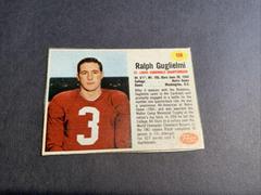 Ralph Guglielmi [Hand Cut] #158 Football Cards 1962 Post Cereal Prices