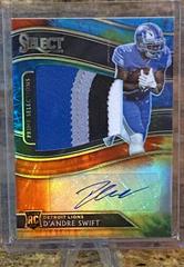 D'Andre Swift [Tie-Dye Prizm] Football Cards 2020 Panini Select Prime Selections Signatures Prices