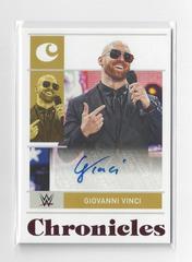 Giovanni Vinci [Red] Wrestling Cards 2022 Panini Chronicles WWE Signatures Prices