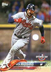 Nick Markakis #12 Baseball Cards 2018 Topps Opening Day Prices