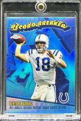 Peyton Manning [Refractor] #RB22 Football Cards 2003 Topps Chrome Record Breakers Prices