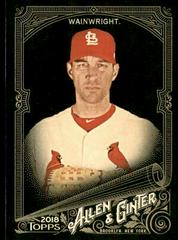 Adam Wainwright #234 Baseball Cards 2018 Topps Allen & Ginter X Prices