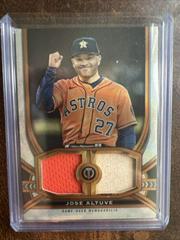 Jose Altuve [Orange] #DR-JA Baseball Cards 2023 Topps Tribute Dual Relics Prices