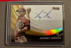 Mickey Moniak [Gold Refractor] Baseball Cards 2017 Bowman's Best Monochrome Autograph Prices