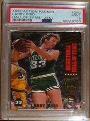 Larry Bird [24 Kt Gold] #20G Basketball Cards 1993 Action Packed Hall of Fame Prices