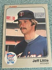 Jeff Little #619 Baseball Cards 1983 Fleer Prices