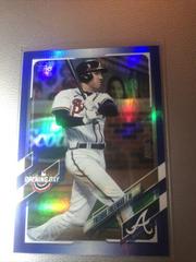Freddie Freeman [Blue Foil] Baseball Cards 2021 Topps Opening Day Prices