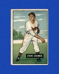 Steve Gromek #115 Baseball Cards 1951 Bowman Prices