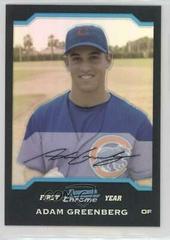 Adam Greenberg [Refractor] Baseball Cards 2004 Bowman Chrome Prices