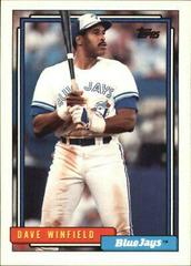 Dave Winfield Baseball Cards 1992 Topps Traded Prices