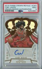 Coby White #CR-CWT Basketball Cards 2019 Panini Crown Royale Rookie Autographs Prices