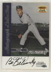 Bo Belinsky Baseball Cards 1999 Sports Illustrated Greats of the Game Autographs Prices