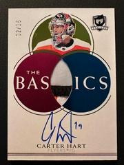 Carter Hart [Patch] Hockey Cards 2021 Upper Deck The Cup The Basics Auto Prices