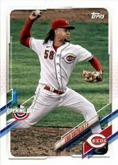 Luis Castillo #2 Baseball Cards 2021 Topps Opening Day Prices
