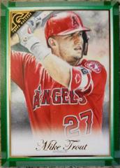 Mike Trout [Green] #105 Baseball Cards 2019 Topps Gallery Prices