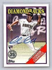 Corbin Carroll [Series 1] #88BA-CAR Baseball Cards 2023 Topps Silver Pack 1988 35th Anniversary Autographs Prices