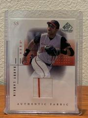Barry Larkin #BL Baseball Cards 2001 SP Game Used Authentic Fabric Prices
