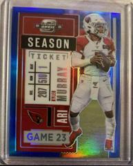 Kyler Murray [Blue] Football Cards 2020 Panini Contenders Optic Prices