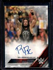 Roman Reigns [Silver] Wrestling Cards 2016 Topps WWE Then Now Forever Autographs Prices