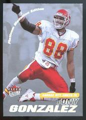 Tony Gonzalez [Platinum Medallion] Football Cards 2001 Ultra Prices