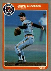 Dave Rozema Baseball Cards 1985 Fleer Prices