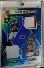 Justin Fields, David Montgomery [Blue] #TM-13 Football Cards 2022 Panini XR Team Materials Prices