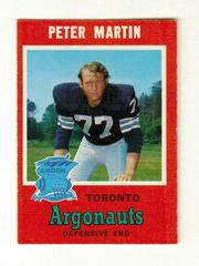Peter Martin Football Cards 1971 O Pee Chee CFL Prices