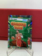 Trae Young [Laser] #14 Basketball Cards 2023 Panini Donruss Crunch Time Prices