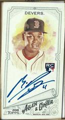 Rafael Devers #MA-RD Baseball Cards 2018 Topps Allen & Ginter Framed Mini Autographs Prices