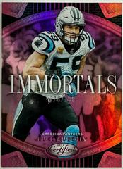 Luke Kuechly [Pink] #I-10 Football Cards 2023 Panini Certified Immortals Prices
