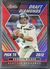 Russell Wilson [Spectrum Red] #DD-1 Football Cards 2022 Panini Absolute Draft Diamonds Prices