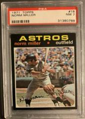 Norm Miller #18 Baseball Cards 1971 Topps Prices